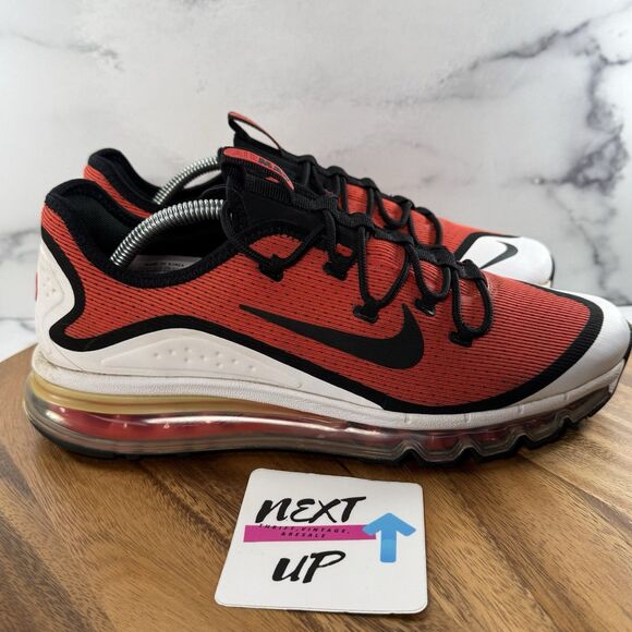 Men’s size 10-Nike Air Max More ‘Habanero Red’ SAMPLE Sneakers AR1944-600 main image 5